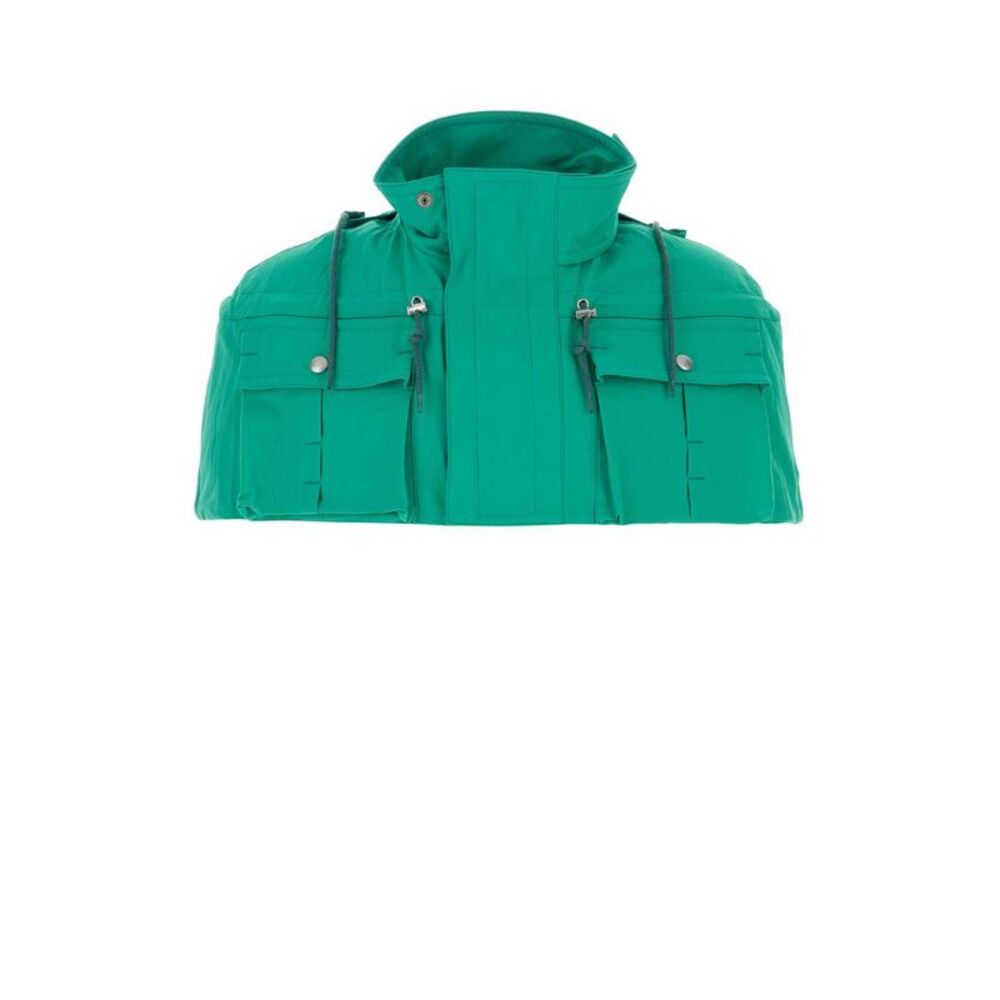Prada Men Green Nylon Cape